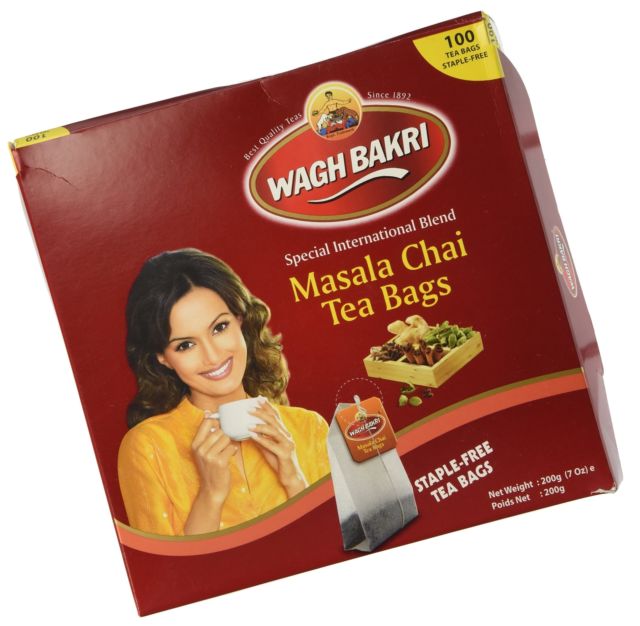 Wagh Bakri Masala Chai 100 Tea Bags 200 gm 37744 Buy Indian Tea Online