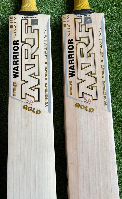 MRF WARRIOR GOLD English Willow cricket bat with FREE KNOCKING