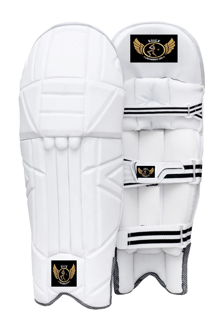 SNICK PREMIUM LITE BATTING PADS THREE STRAP (2025) - WHITE - MEN SNICK PREMIUM LITE BATTING PADS THREE STRAP (2025) - WHITE - MEN