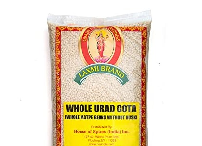 Laxmi Whole Urad Gota / Matpe Beans 4lb  (3 Pack)