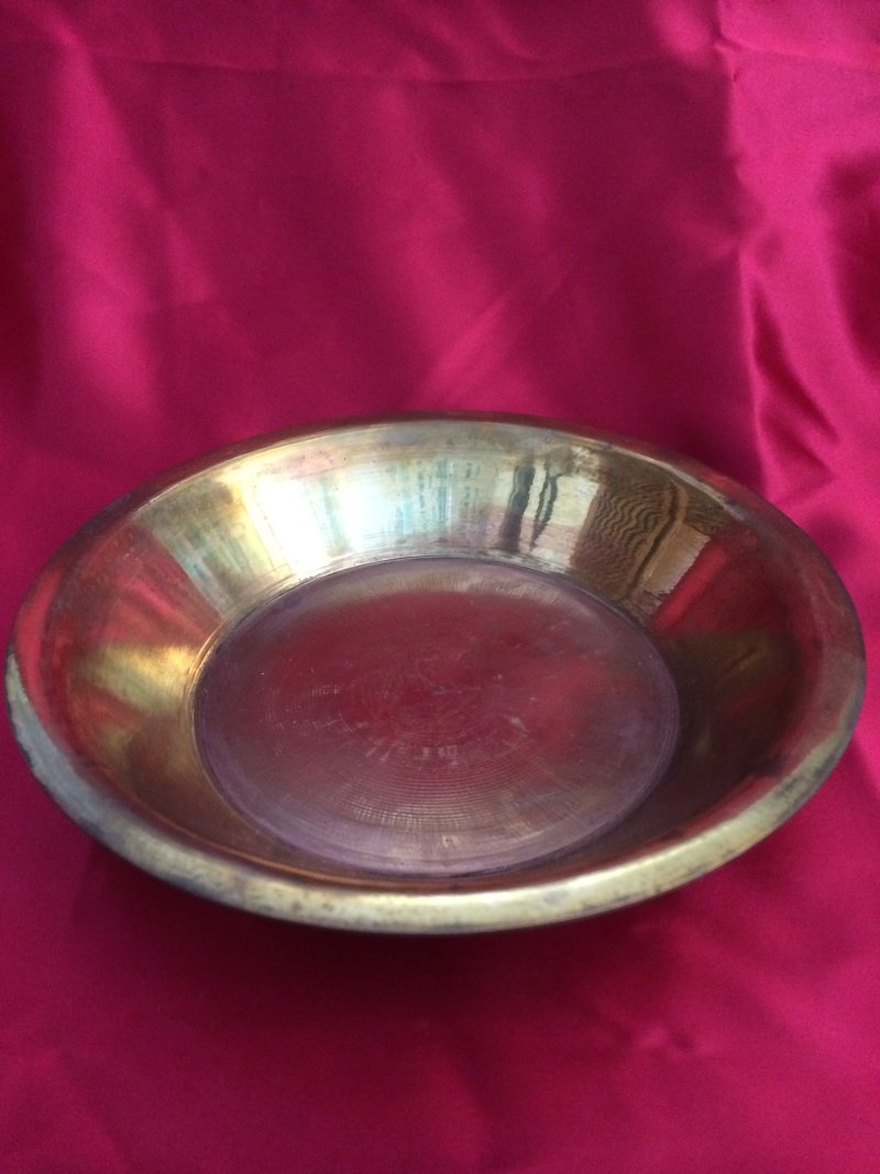 Small Brass Plate - Deep 6" * 1"