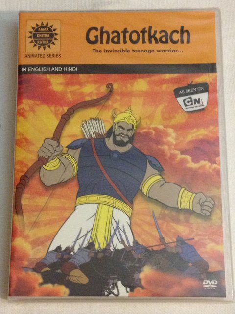 Ghatotkach, Amar Chitra Katha - Animated Hindi Kids DVD Ghatotkach, Amar Chitra Katha - Animated Hindi Kids DVD
