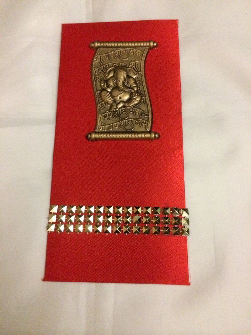 Traditional Ganesha Statue Shagun Money Envelopes