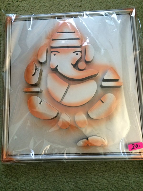 Lord Ganesh Photo Frame Wall Hanging