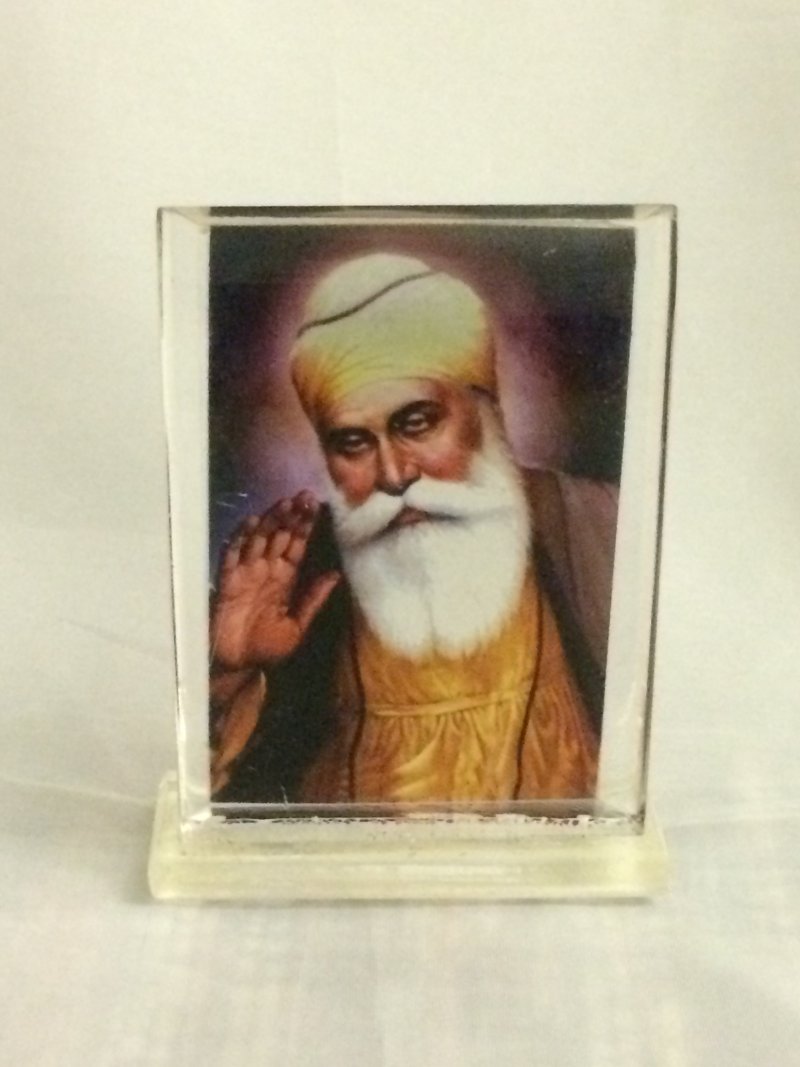 Guru Nanak Photo Frame for Car Dashboard, SIKH GOD IDOL #17873 | Buy ...