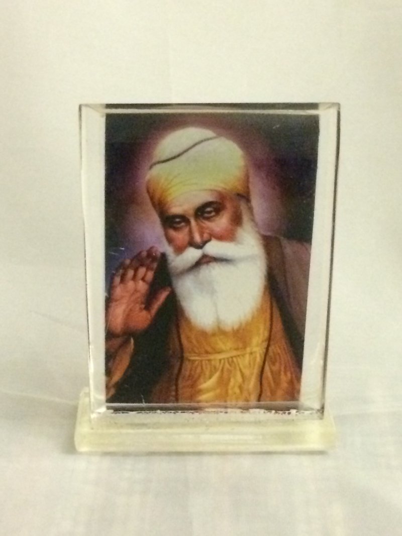 Guru Nanak Photo Frame for Car Dashboard, SIKH GOD IDOL 17873 Buy