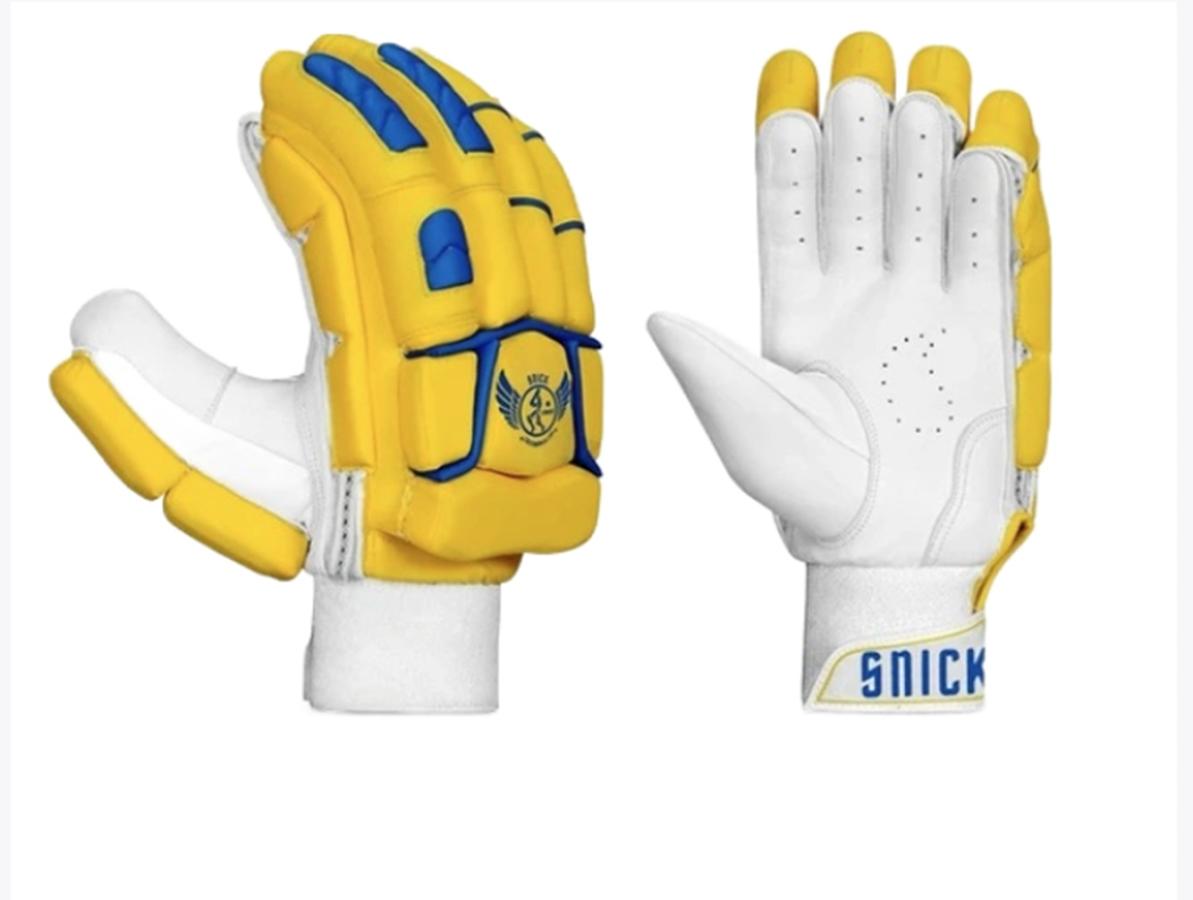 SNICK PREMIUM LEATHER Cricket batting Gloves IPL Style