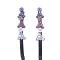 Black Hair Pin Amethyst Clear Crystals Black Pin Prom Hair Clip Black Hair Pin Amethyst Clear Crystals Black Pin Prom Hair Clip