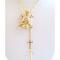 Bling Gold Skull Pendant Necklace Cross Dangling Gold Chain Necklace Bling Gold Skull Pendant Necklace Cross Dangling Gold Chain Necklace