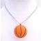 Basket Ball Pendant Necklace Sports Basket Ball Pendant Long chain Basket Ball Pendant Necklace Sports Basket Ball Pendant Long chain
