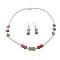 All occasion Gift Jewelry Star Cube Tiny Beads Necklace Earrings Set All occasion Gift Jewelry Star Cube Tiny Beads Necklace Earrings Set