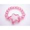 Stretchable Bracelet Trendy Rose Beads w/ Star Bead Best Girls Gift Stretchable Bracelet Trendy Rose Beads w/ Star Bead Best Girls Gift