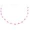 Multicolored Grey / White Flower Beads Necklace for Girls Multicolored Grey / White Flower Beads Necklace for Girls