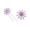 Cheap Hair Jewelry Amethyst Crystal Hair Pin Purple Hair Accessories 