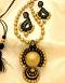 Terracotta Sets, Antique Black & Gold Kavya Maala