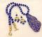 Blue & Gold Handmade Embossed Terracotta Set
