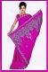 Pink Chiffon Saree /w Embroidery for Parties #577