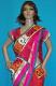 Gorgeous Red Pink Chiffon Wedding Party Wear Saree #2380 Gorgeous Red Pink Chiffon Wedding Party Wear Saree #2380