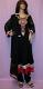 Black Georgette Masakali Anarkali Designer Party Wear Suit (L-XL) #3842