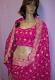 Designer Chiffon Ready Blouse Lehenga Saree
