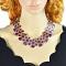 Purple Enamel Stylish Choker Necklace Purple Enamel Stylish Choker Necklace