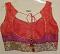 Choli 4014 Red Purple Net Jacquard Party Wear L Large size #4014