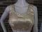 Sleeveless Gold Sequins Stitched Blouse