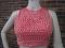 Size 36 Pink & Gold Half Transparent Sleeveless Ready Blouse Size 36 Pink & Gold Half Transparent Sleeveless Ready Blouse