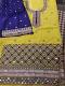 Yellow Blue Handwork Boutique Suit (Unstitched) Yellow Blue Handwork Boutique Suit (Unstitched)