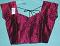 Pink Brocade Party Wear Saree & Blouse in Small Size #1338
