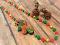 Mogappu Style Parrot Terracotta Set \w Side Pendant & Parrot Jhumkas Mogappu Style Parrot Terracotta Set \w Side Pendant & Parrot Jhumkas