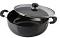 Vinod Black Pearl Hard Anodized Kadai with Lid, 1.6-Liter