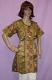 Kurti Green Organza Hand Embroidered Kurti Tunic (M) #021 Kurti Green Organza Hand Embroidered Kurti Tunic (M) #021