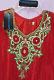 Red Green Ethnic Anarkali Suit Indian Party Dress for Girls #7707