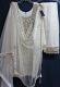 Elegant White Tussore Trousseau  Bridal Wear Salwar Kameez Dress (M) #7790