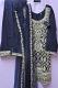 Exceptional Blue Tussore Trousseau Bridal Wear Salwar Kameez (M) #7791 Exceptional Blue Tussore Trousseau Bridal Wear Salwar Kameez (M) #7791