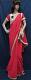 Georgette Pearls Saree \w Gota Border Cocktail Party / Wedding