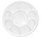 Round 9 Compartment Plastic Disposable Thalis - 50 plates Round 9 Compartment Plastic Disposable Thalis - 50 plates