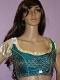 Green Golden Designer Brocade Blouse (S) #2486 Green Golden Designer Brocade Blouse (S) #2486