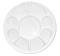 Round 9 Compartment Plastic Plates / Thali - 100 plates Round 9 Compartment Plastic Plates / Thali - 100 plates