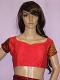 Stitched Red Silk Choli Blouse for Sarees (M & L) #3876