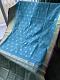Beautiful Blue Chanderi Cotton Silk Saree ( Festival Discount )