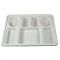 Disposable 7 compartments Party Tray/ Thali/ Plates - 400 Pack 