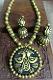 Simple Peacock Golden Necklace w/ Peacock Jhumkas