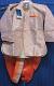 Boy’s Gold Orange Festive Jacket Dhoti Set #8024