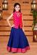Red & Blue Patch Work Lehenga Choli Dress for Girls Red & Blue Patch Work Lehenga Choli Dress for Girls