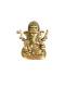 Decorative Brass Statue of Lord Ganesha - 3"