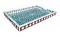 Gray Floral Bone Inlay Serving Tray