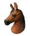 Large Horse Head Leather Covered Paper Mache 