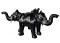 Three Elephants Sculpture Coffee Table w/o Glass Top Three Elephants Sculpture Coffee Table w/o Glass Top